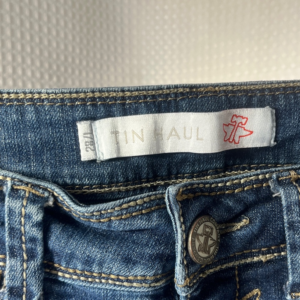Tin Haul Women's Bootcut Blue Jeans-size 28L - Picture 2 of 12